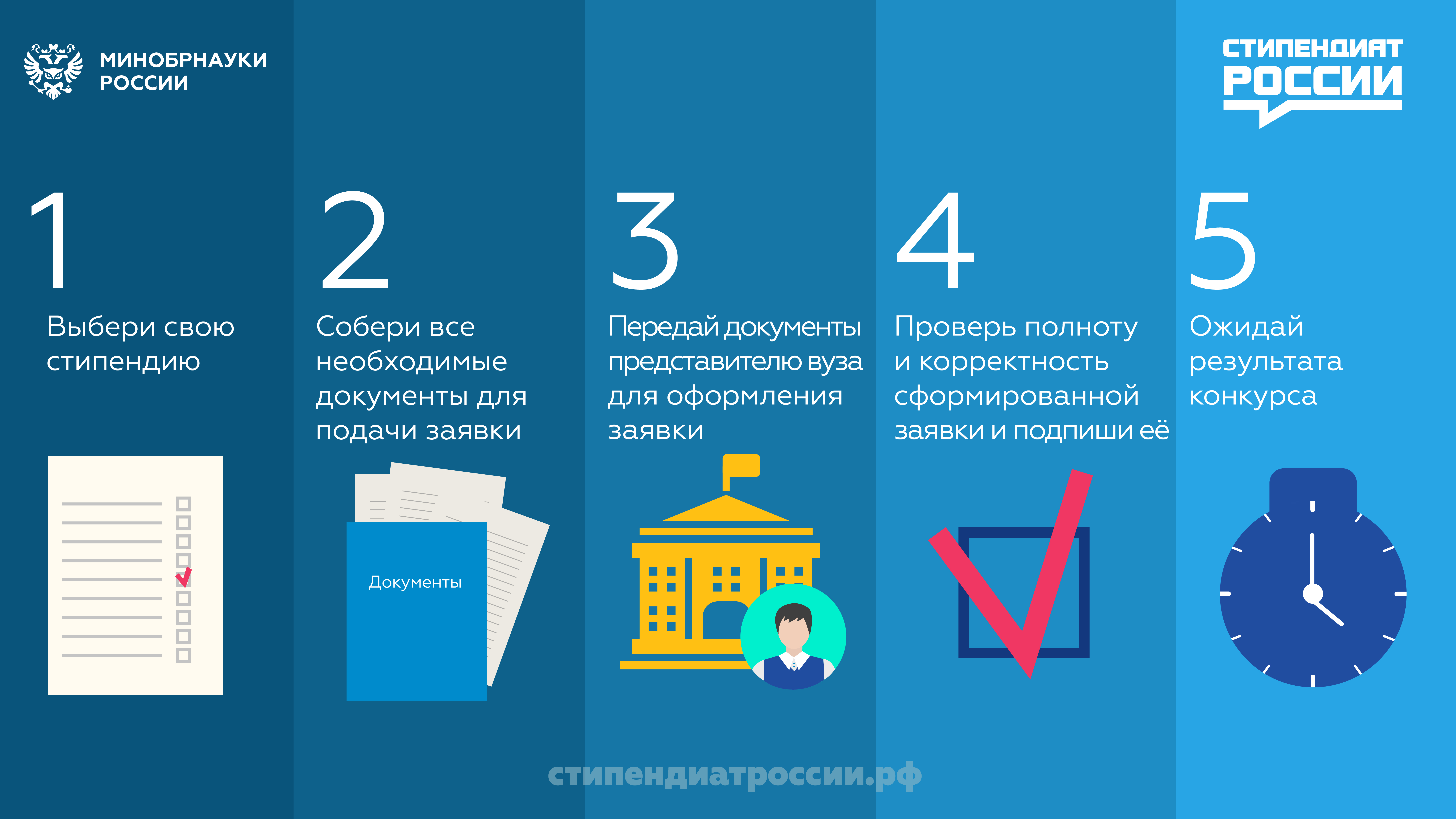 Станьте стипендиатом России!