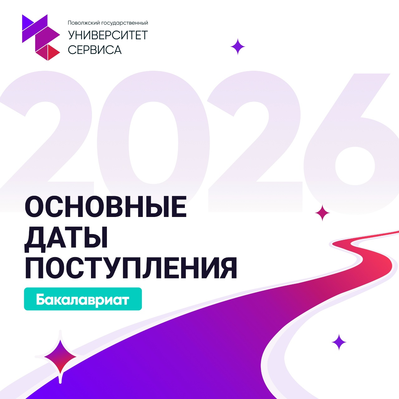 Важные даты для поступающих на программы бакалавриата