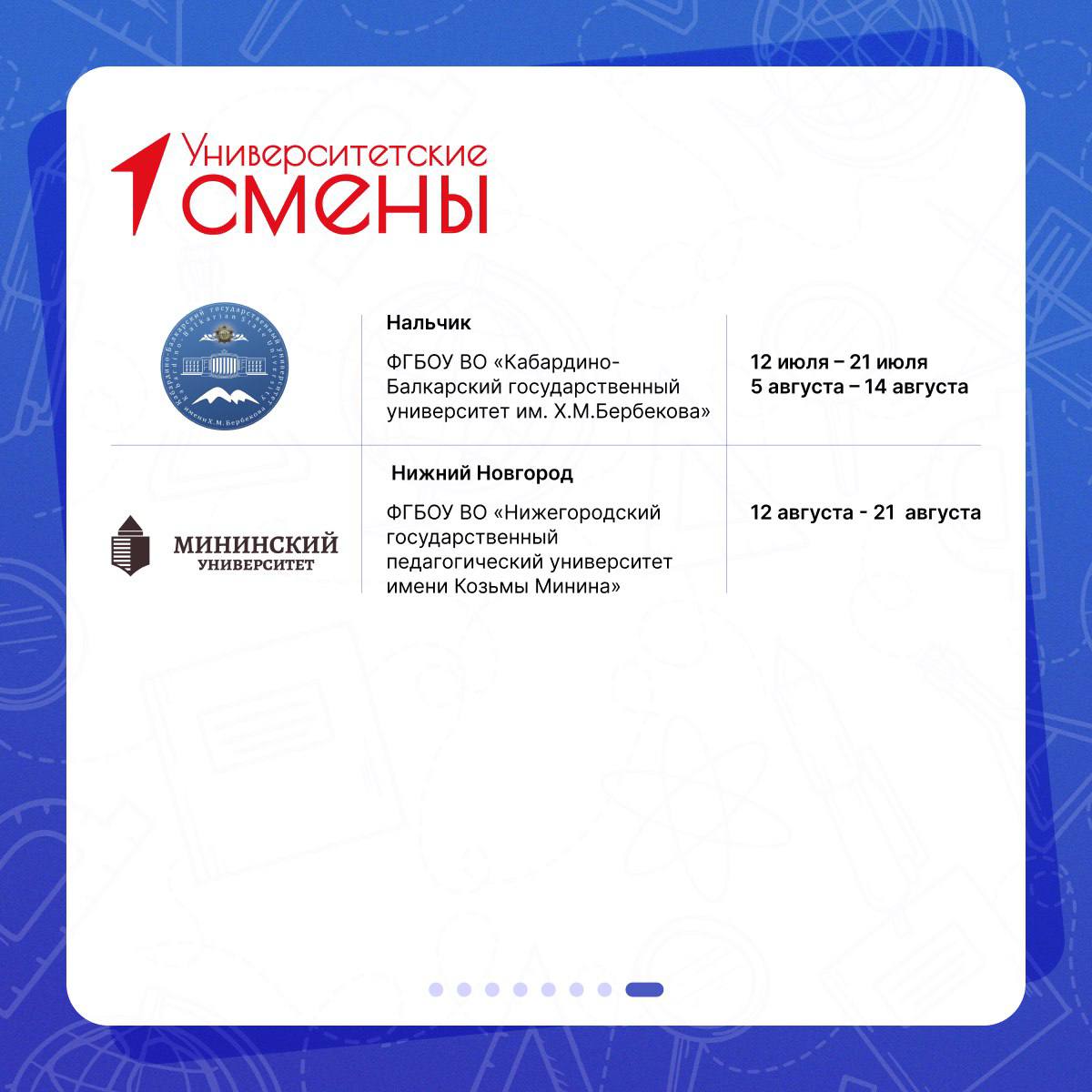 Движение Первых подвело итоги конкурса на участие в образовательно-туристских программах «Университетские смены»
